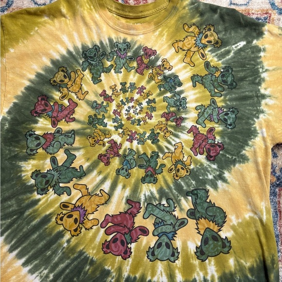 Liquid Blue Spiral Aliens T-shirt Medium - Picture 4 of 4